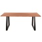 ΤΡΑΠΕΖΙ ΤΡΑΠΕΖΑΡΙΑΣ SOFIA SLIM HM8501.11 ΑΠΟ ΜΑΣΙΦ ΞΥΛΟ ΑΚΑΚΙΑΣ 200x100x77Υ εκ.