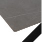 ΤΡΑΠΕΖΙ ΤΡΑΠΕΖΑΡΙΑΣ SYNTEC HM9308.03 SINTERED STONE ΓΚΡΙ ΜΕΤΑΛΛΙΚΑ ΠΟΔΙΑ 160x90x75Υεκ.