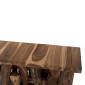 ΚΟΝΣΟΛΑ HM9336 ΑΠΟ ΜΑΣΙΦ ΞΥΛΟ ΤEAK ΦΥΣΙΚΟ 100X35X75Y εκ.