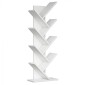 ΒΙΒΛΙΟΘΗΚΗ LIANA ΜΕΛΑΜΙΝΗΣ ΛΕΥΚΟ 46x22x128,5Yεκ.HM9028.13