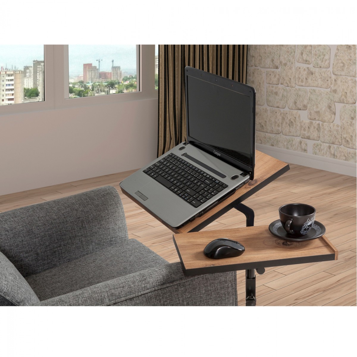 ΓΡΑΦΕΙΟ ΡΥΘΜΙΖΟΜΕΝΟ ΓΙΑ LAPTOP HM8977.01 67x45,4x62-87 εκ. ΓΡΑΦΕΙΟ ΡΥΘΜΙΖΟΜΕΝΟ ΓΙΑ LAPTOP HM8977.01 67x45,4x62-87 εκ.