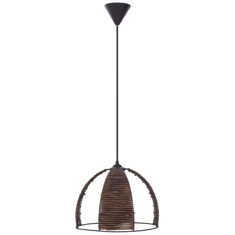 ΦΩΤΙΣΤΙΚΟ ΟΡΟΦΗΣ ΜΕΤΑΛΛΙΚΟ ΚΑΠΕΛΟ ΜΕ ΞΥΛΙΝΕΣ ΚΑΘΕΤΕΣ ΛΩΡΙΔΕΣ Φ30x83Yεκ.HM7703.01