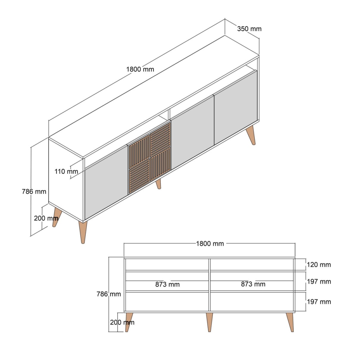 ΜΠΟΥΦΕΣ ΜΕΛΑΜΙΝΗΣ ΚΑΡΥΔΙ HM9431.04 180x35x78.6Υεκ. ΜΠΟΥΦΕΣ ΜΕΛΑΜΙΝΗΣ ΚΑΡΥΔΙ HM9431.04 180x35x78.6Υεκ.