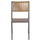 ΚΑΡΕΚΛΑ ΑΛΟΥΜΙΝΙΟΥ ΣΑΜΠΑΝΙ ΜΕ RATTAN & TEXTLINE HM5921.03 46x55,5x83 εκ.
