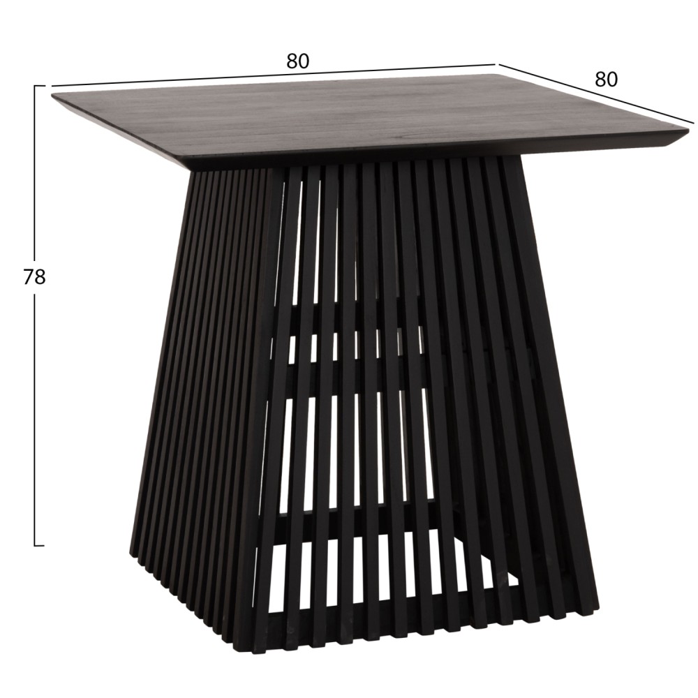 ΤΡΑΠΕΖΙ ΤΡΑΠΕΖΑΡΙΑΣ ΤΕΤΡΑΓΩΝΟ FRANTZ HM9458.02 MINDI ΞΥΛΟ ΜΑΥΡΟ 80x80x78Yεκ. ΤΡΑΠΕΖΙ ΤΡΑΠΕΖΑΡΙΑΣ ΤΕΤΡΑΓΩΝΟ FRANTZ HM9458.02 MINDI ΞΥΛΟ ΜΑΥΡΟ 80x80x78Yεκ.