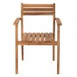 ΠΟΛΥΘΡΟΝΑ ERIETTA ΞΥΛΟ TEAK ΣΤΟΙΒΑΖΟΜΕΝΗ HM9534 ΣΕ ΦΥΣΙΚΟ ΧΡΩΜΑ 60x54x87Y εκ.
