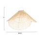 ΦΩΤΙΣΤΙΚΟ ΟΡΟΦΗΣ ΚΡΕΜΑΣΤΟ HM7878.02 RATTAN ΣΕ ΦΥΣΙΚΟ ΧΡΩΜΑ Φ58,5x31Yεκ