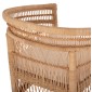 ΠΟΛΥΘΡΟΝΑ MALAWI HM9635.04 ΞΥΛΟ ΜΑΟΝΙ ΕΠΕΝΔΥΣΗ RATTAN ΛΕΥΚΟ ΜΑΞΙΛΑΡΙ ΚΑΘΙΣΜΑΤΟΣ 80x70x86Υεκ.