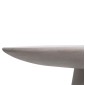 ΒΟΗΘΗΤΙΚΟ ΤΡΑΠΕΖΙ ΣΤΡΟΓΓΥΛΟ ROSS HM9708 ΜΑΣΙΦ ΞΥΛΟ MANGO ΣΕ ΛΕΥΚΟ Φ45x48Υεκ.