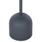 ΤΡΑΠΕΖΙ ΒΟΗΘΗΤΙΚΟ ΣΤΡΟΓΓΥΛΟ DELBEL HM4261.05 ΜΕΤΑΛΛΟ ΜΠΛΕ ΣΚΟΥΡΟ Φ39,5x53,5Υ εκ.