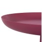 ΤΡΑΠΕΖΙ ΒΟΗΘΗΤΙΚΟ ΣΤΡΟΓΓΥΛΟ DELBEL HM4262.06 ΜΕΤΑΛΛΟ ΣΕ ΡΟΖ Φ36x49Υ εκ.