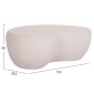 ΤΡΑΠΕΖΙ ΣΑΛΟΝΙΟΥ GERSON HM18151.02L FIBER CEMENT ΣΕ ΛΕΥΚΟ--122x78,5x40Υεκ.