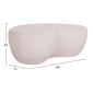 ΤΡΑΠΕΖΙ ΣΑΛΟΝΙΟΥ GERSON HM18151.02S FIBER CEMENT ΣΕ ΛΕΥΚΟ--104x72x40Υεκ.
