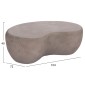 ΤΡΑΠΕΖΙ ΣΑΛΟΝΙΟΥ GERSON HM18151.03S FIBER CEMENT ΣΕ ΓΚΡΙ--104x72x40Υεκ.