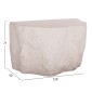 ΚΟΝΣΟΛΑ ΒΡΑΧΟΣ INTERON HM18152.02 FIBER CEMENT ΣΕ ΛΕΥΚΟ--120x50x71Υεκ.