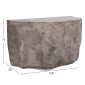 ΚΟΝΣΟΛΑ ΒΡΑΧΟΣ INTERON HM18152.03 FIBER CEMENT ΣΕ ΓΚΡΙ--120x50x71Υεκ.