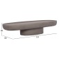 ΤΡΑΠΕΖΙ ΣΑΛΟΝΙΟΥ DESSY HM18153.03 FIBER CEMENT ΣΕ ΓΚΡΙ--151x66x30Υεκ.