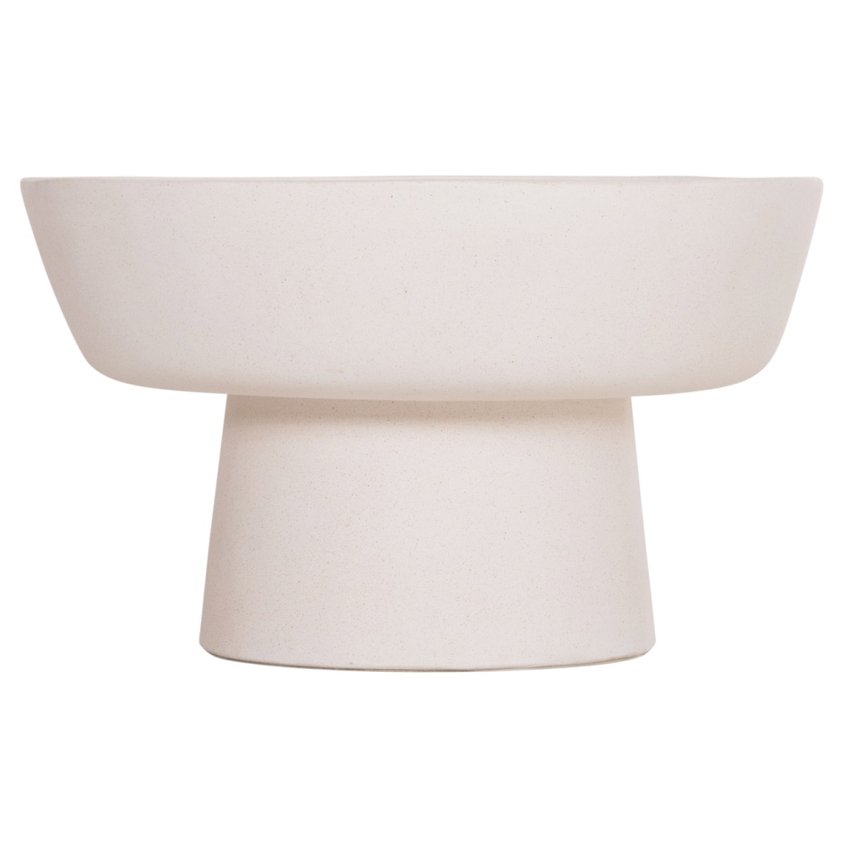 ΤΡΑΠΕΖΙ ΣΑΛΟΝΙΟΥ PIRSON HM18155.02 FIBER CEMENT ΣΕ ΛΕΥΚΟ--Φ60x36Υεκ.