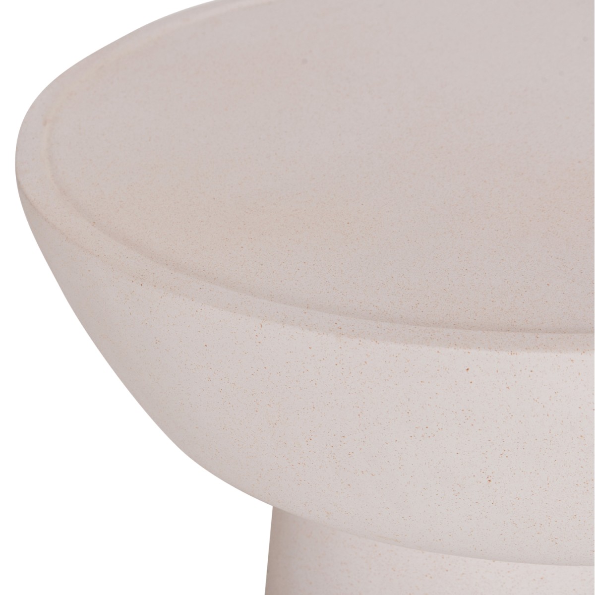 ΤΡΑΠΕΖΙ ΣΑΛΟΝΙΟΥ PIRSON HM18155.02 FIBER CEMENT ΣΕ ΛΕΥΚΟ--Φ60x36Υεκ.