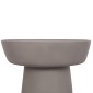 ΤΡΑΠΕΖΙ ΣΑΛΟΝΙΟΥ PIRSON HM18155.03 FIBER CEMENT ΣΕ ΓΚΡΙ--Φ60x36Υεκ.