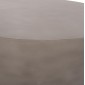 ΤΡΑΠΕΖΙ ΣΑΛΟΝΙΟΥ ΣΤΡΟΓΓΥΛΟ ALLAN HM18162.03 FIBER CEMENT ΣΕ ΓΚΡΙ--Φ92x49Υεκ.