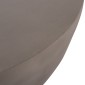 ΤΡΑΠΕΖΙ ΣΑΛΟΝΙΟΥ ΣΤΡΟΓΓΥΛΟ ALLAN HM18162.03 FIBER CEMENT ΣΕ ΓΚΡΙ--Φ92x49Υεκ.