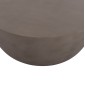 ΤΡΑΠΕΖΙ ΣΑΛΟΝΙΟΥ ΣΤΡΟΓΓΥΛΟ ALLAN HM18162.03 FIBER CEMENT ΣΕ ΓΚΡΙ--Φ92x49Υεκ.