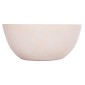 ΤΡΑΠΕΖΙ ΣΑΛΟΝΙΟΥ ΣΤΡΟΓΓΥΛΟ ALLAN HM18162.02 FIBER CEMENT ΣΕ ΑΝΟΙΧΤΟ ΜΠΕΖ--Φ92x49Υεκ.