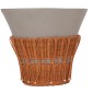 ΤΡΑΠΕΖΙ ΣΑΛΟΝΙΟΥ PERRAL HM18164.03L FIBER CEMENT ΓΚΡΙ-ΦΥΣΙΚΟ RATTAN--Φ55x45Υεκ