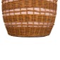 ΒΟΗΘΗΤΙΚΟ ΤΡΑΠΕΖΙ VILHENA HM18166 FIBER CEMENT ΡΟΖ-RATTAN ΦΥΣΙΚΟ Φ44.5x45Υεκ.