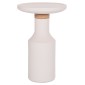 ΒΟΗΘΗΤΙΚΟ ΤΡΑΠΕΖΙ TRED(T) HM18169.02 FIBER CEMENT ΛΕΥΚΟ-ΦΥΣΙΚΟ RATTAN--Φ40x61Υεκ.