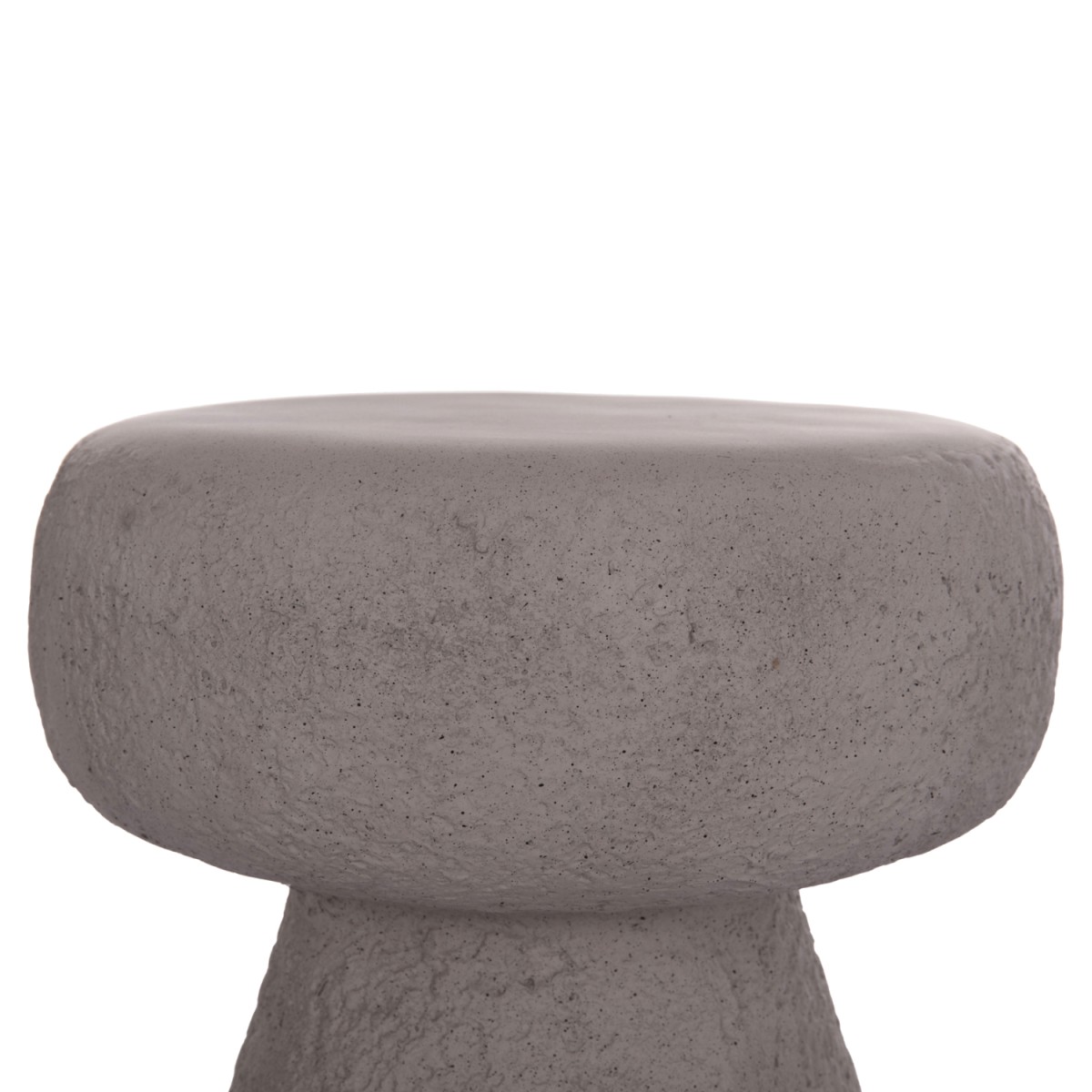 ΣΚΑΜΠΟ ΣΤΡΟΓΓΥΛΟ INTERON HM18171.03 FIBER CEMENT ΣΕ ΓΚΡΙ--Φ34x39Υεκ.