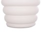 ΤΡΑΠΕΖΙ ΒΟΗΘΗΤΙΚΟ PUFFAT HM18172.02 FIBER CEMENT ΛΕΥΚΟ- ΞΥΛΟ TEAK TOP Φ45x46Υεκ.