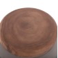 ΤΡΑΠΕΖΙ ΒΟΗΘΗΤΙΚΟ PUFFAT HM18172.03 FIBER CEMENT ΓΚΡΙ- ΞΥΛΟ TEAK TOP Φ45x46Υεκ.