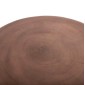 ΤΡΑΠΕΖΙ ΒΟΗΘΗΤΙΚΟ PUFFAT HM18172.03 FIBER CEMENT ΓΚΡΙ- ΞΥΛΟ TEAK TOP Φ45x46Υεκ.