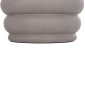 ΤΡΑΠΕΖΙ ΒΟΗΘΗΤΙΚΟ PUFFAT HM18172.03 FIBER CEMENT ΓΚΡΙ- ΞΥΛΟ TEAK TOP Φ45x46Υεκ.