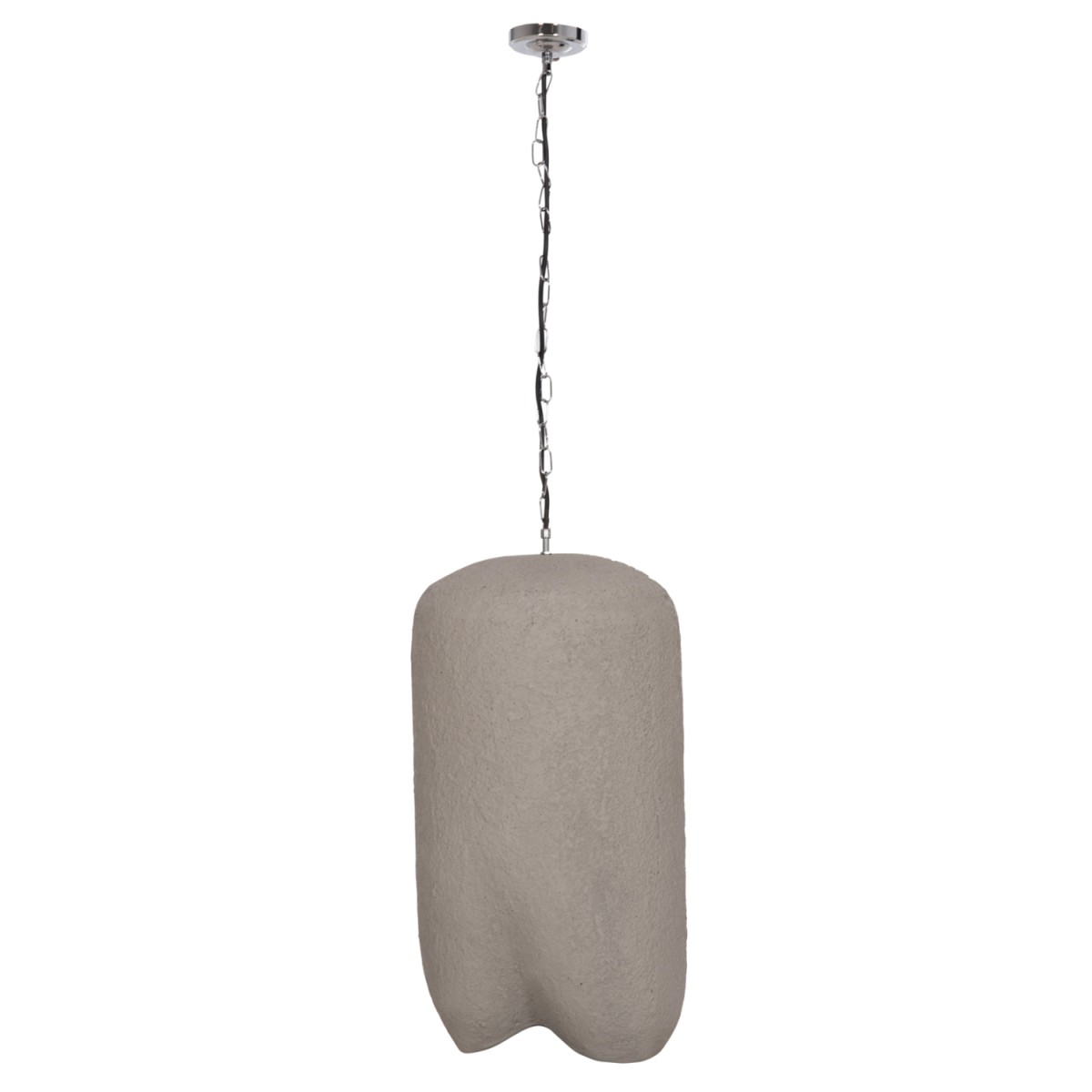 ΦΩΤΙΣΤΙΚΟ ΟΡΟΦΗΣ ΚΡΕΜΑΣΤΟ LOGKY HM4704.03L--FIBER CEMENT ΓΚΡΙ 35x35x67Υεκ