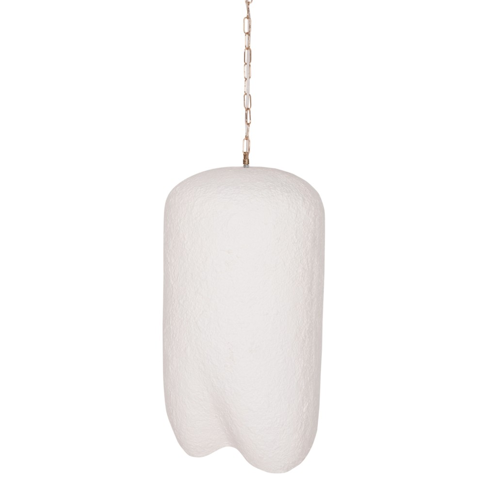 ΦΩΤΙΣΤΙΚΟ ΟΡΟΦΗΣ ΚΡΕΜΑΣΤΟ LOGKY HM4704.02L--FIBER CEMENT ΛΕΥΚΟ 35x35x67Υεκ