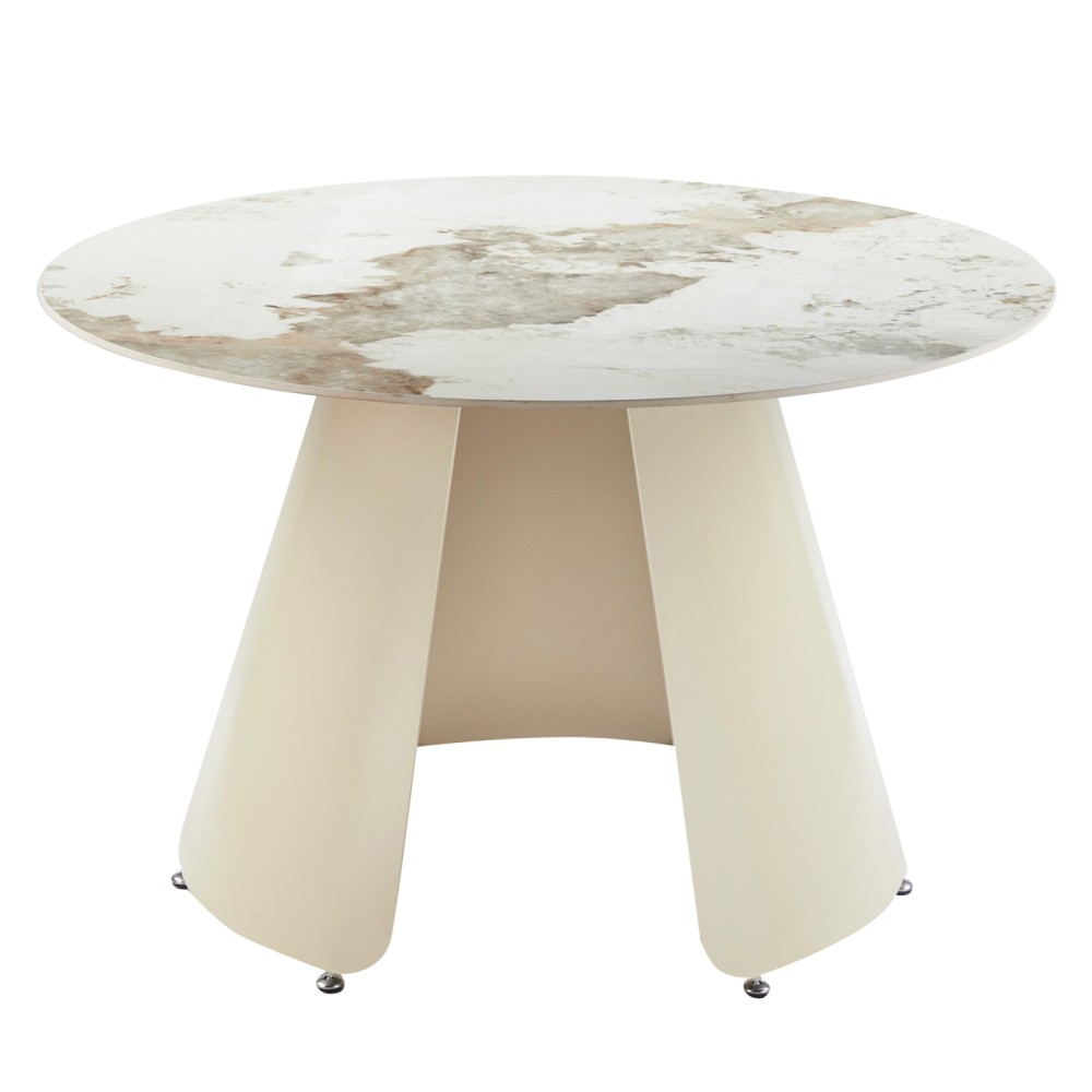 ΤΡΑΠΕΖΙ ΤΡΑΠΕΖΑΡΙΑΣ ΣΤΡΟΓΓΥΛΟ SEDAR HM18326 ΚΕΡΑΜΙΚΟ TOP--ΚΡΕΜ ΜΕΤΑΛ.ΠΟΔΙΑ Φ120x78Υ ΤΡΑΠΕΖΙ ΤΡΑΠΕΖΑΡΙΑΣ ΣΤΡΟΓΓΥΛΟ SEDAR HM18326 ΚΕΡΑΜΙΚΟ TOP--ΚΡΕΜ ΜΕΤΑΛ.ΠΟΔΙΑ Φ120x78Υ