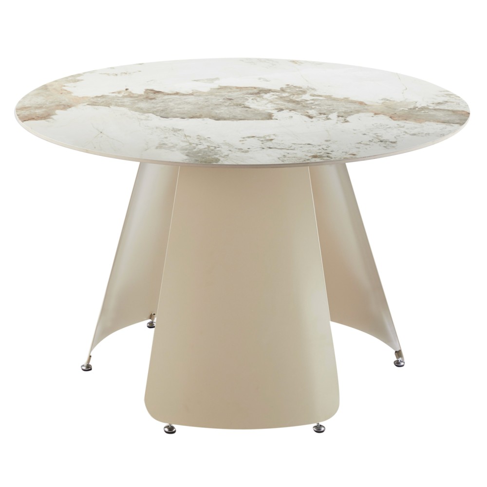 ΤΡΑΠΕΖΙ ΤΡΑΠΕΖΑΡΙΑΣ ΣΤΡΟΓΓΥΛΟ SEDAR HM18326 ΚΕΡΑΜΙΚΟ TOP--ΚΡΕΜ ΜΕΤΑΛ.ΠΟΔΙΑ Φ120x78Υ ΤΡΑΠΕΖΙ ΤΡΑΠΕΖΑΡΙΑΣ ΣΤΡΟΓΓΥΛΟ SEDAR HM18326 ΚΕΡΑΜΙΚΟ TOP--ΚΡΕΜ ΜΕΤΑΛ.ΠΟΔΙΑ Φ120x78Υ