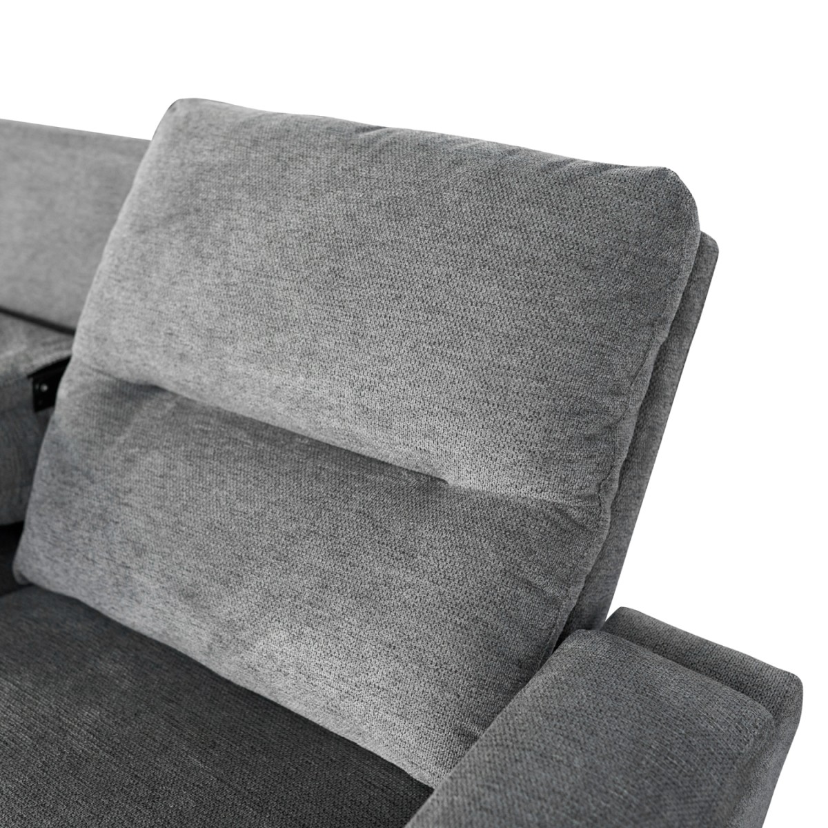 ΚΑΝΑΠΕΣ ΑΡΙΣΤΕΡΗ ΓΩΝΙΑ SYNTHIA HM3308.03L ΑΝΑΚΛΙΣΗ & ΑΠΟΘ.ΧΩΡΟΣ--ΓΚΡΙ 246x159x97Υεκ