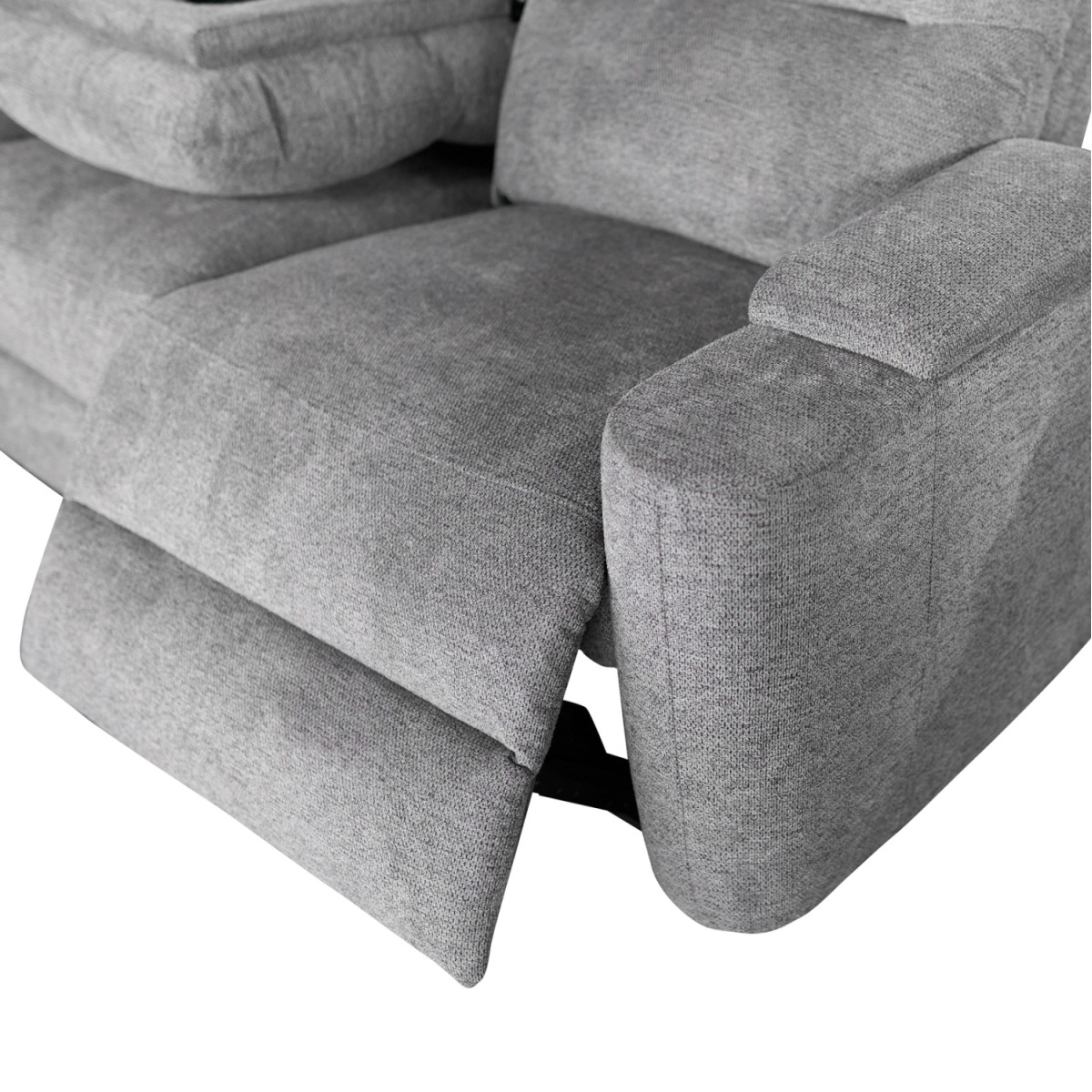 ΚΑΝΑΠΕΣ ΑΡΙΣΤΕΡΗ ΓΩΝΙΑ SYNTHIA HM3308.03L ΑΝΑΚΛΙΣΗ & ΑΠΟΘ.ΧΩΡΟΣ--ΓΚΡΙ 246x159x97Υεκ