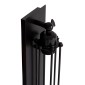 ΑΠΛΙΚΑ ΤΟΙΧΟΥ 2ΦΩΤΗ BEACON HM4463 ΜΕΤΑΛΛΟ ΣΕ ΜΑΥΡΟ 10x10x47Υεκ.