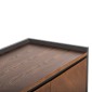 ΜΠΟΥΦΕΣ BEEN HM9740 MDF ΣΕ ΣΚΟΥΡΟ ΓΚΡΙ & ΚΑΡΥΔΙ ΚΑΠΛΑΜΑ 170x43x83Υεκ.
