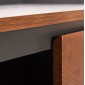 ΜΠΟΥΦΕΣ BEEN HM9740 MDF ΣΕ ΣΚΟΥΡΟ ΓΚΡΙ & ΚΑΡΥΔΙ ΚΑΠΛΑΜΑ 170x43x83Υεκ.