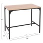 ΣΕΤ ΤΡΑΠΕΖΑΡΙΑ ΜΠΑΡ 5ΤΜΧ BOXY HM9882.01 ΜΑΥΡΟ ΜΕΤΑΛΛΟ-ΜΕΛΑΜΙΝΗ ΣΕ SONAMA