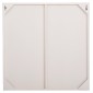 ΠΙΝΑΚΑΣ ΤΕΤΡΑΓΩΝΟΣ ΣΕΙΡΑ SANTORINI HM4508 MDF ΣΕ ΥΠΟΛΕΥΚΟ ΧΡΩΜΑ 80x4(πάχος)x80Υεκ.