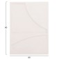 ΠΙΝΑΚΑΣ ΟΡΘΟΓΩΝΙΟΣ ΣΕΙΡΑ SANTORINI HM4509 MDF ΥΠΟΛΕΥΚΟ ΧΡΩΜΑ 60x4(πάχος)x80Υεκ.