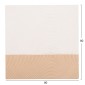 ΠΙΝΑΚΑΣ ΤΕΤΡΑΓΩΝΟΣ ΣΕΙΡΑ SANTORINI HM4519 MDF ΣΕ ΥΠΟΛΕΥΚΟ-ΚΑΦΕ ΧΡΩΜΑ 80x4(πάχος)x80Υεκ.