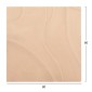 ΠΙΝΑΚΑΣ ΤΕΤΡΑΓΩΝΟΣ ΣΕΙΡΑ SANTORINI HM4520 MDF ΣΕ ΜΠΕΖ ΧΡΩΜΑ 80x4(πάχος)x80Υεκ.